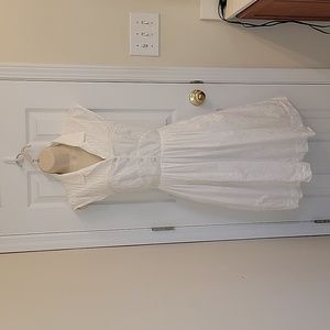 Maeve White Dress, Size 8